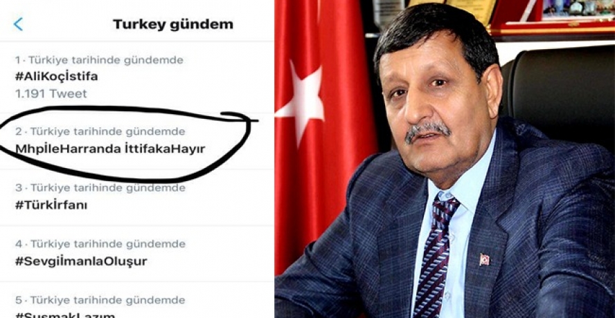 “MHP ile Harran’da ittifaka Hayır” TT oldu 